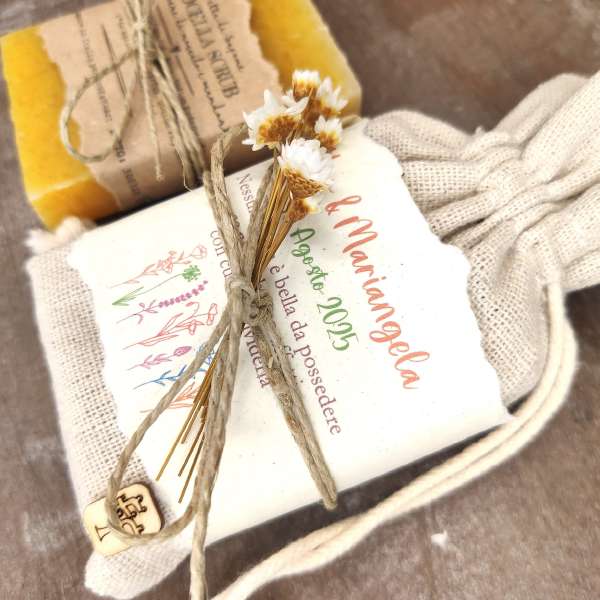 Bomboniera artigianale sapone bio profumato